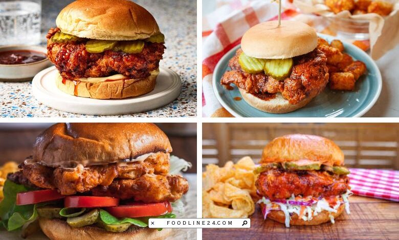 hot chicken sandwich recipes