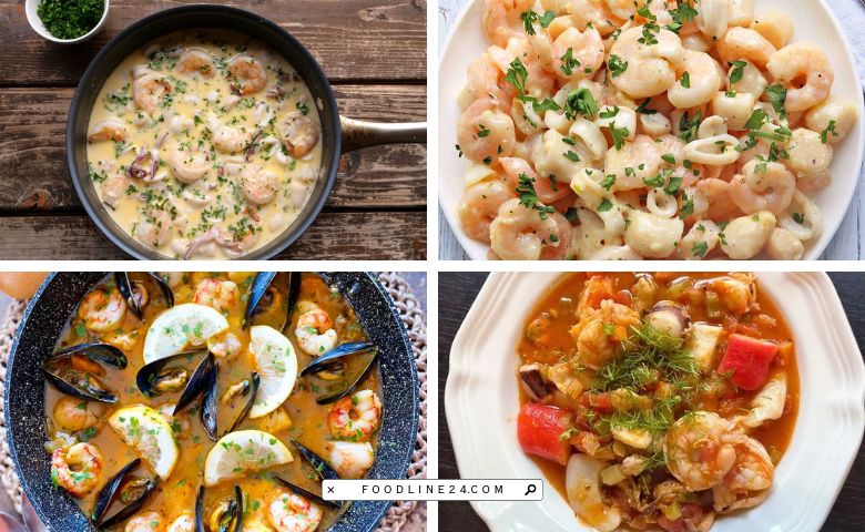 mixed seafood frozen recipes