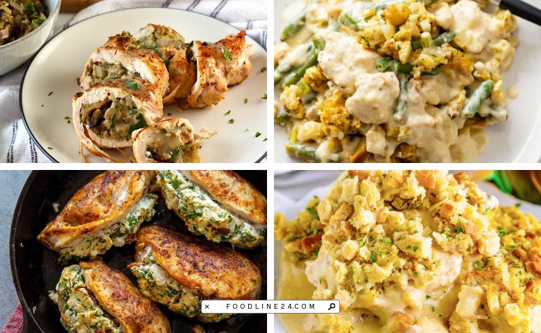 chicken breast and stuffing recipes