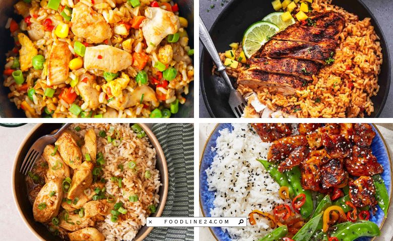 spicy chicken and rice recipes