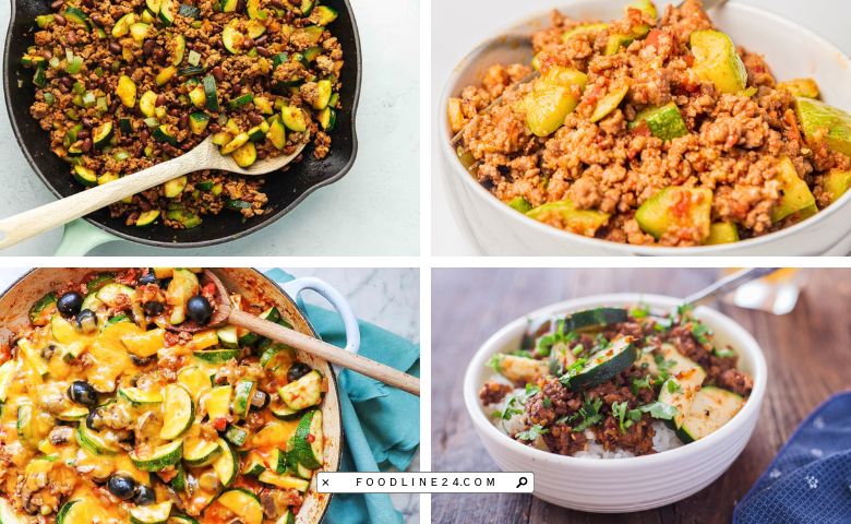 zucchini with ground beef recipes