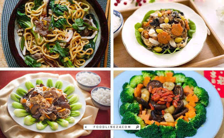 new years chinese vegetarian recipes