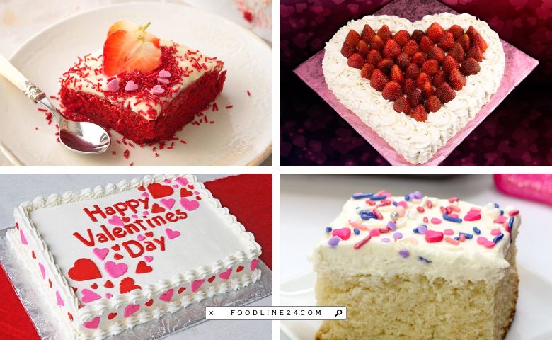 valentine's day sheet cake recipes