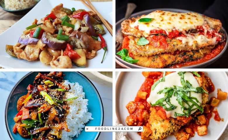 eggplant chicken recipes