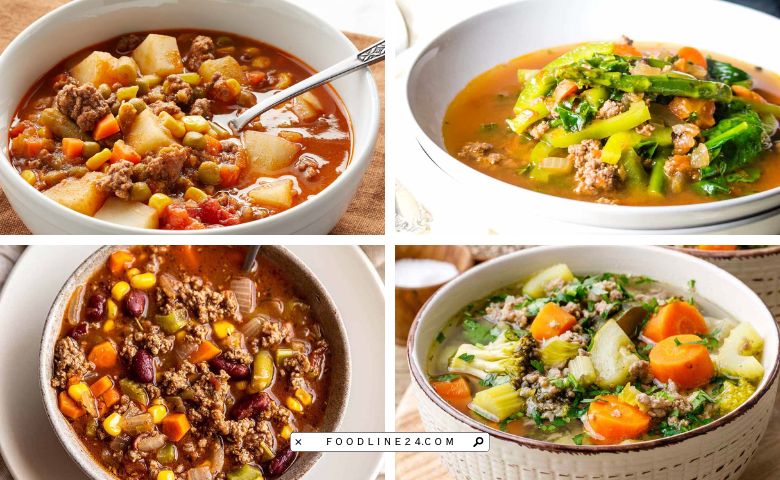 ground beef vegetable soup recipes