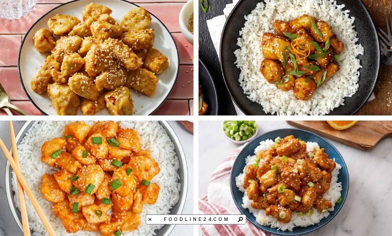air fryer orange chicken recipes