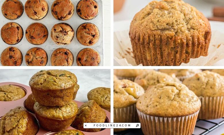 banana bread muffins recipes