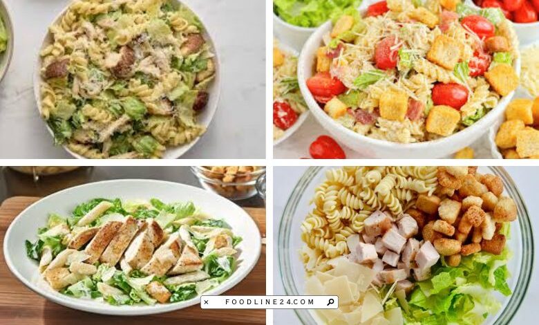 chicken caesar pasta salad recipes