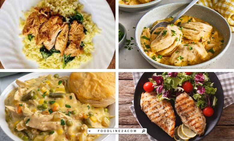 crock pot frozen chicken recipes
