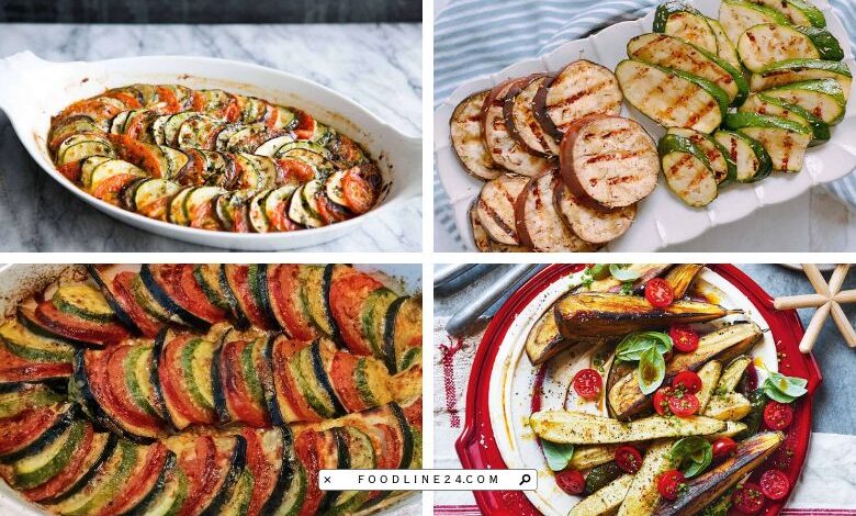 eggplant with zucchini recipes