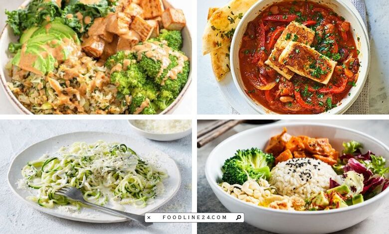 low carb vegetarian lunch recipes