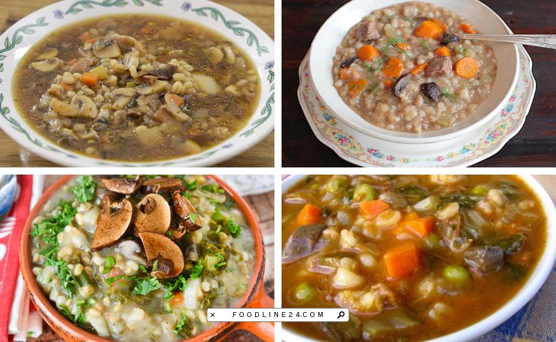 mushroom barley soup recipes