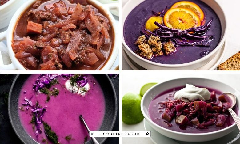 red cabbage soup recipes
