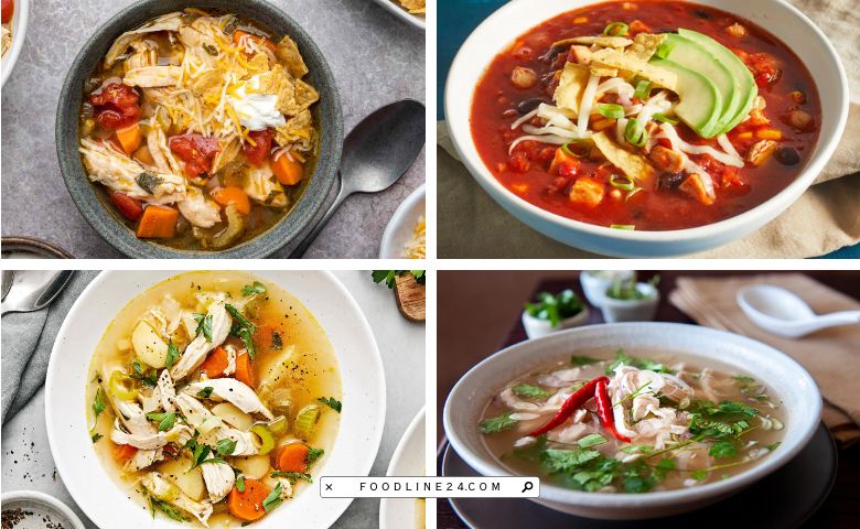 shredded chicken soup recipes