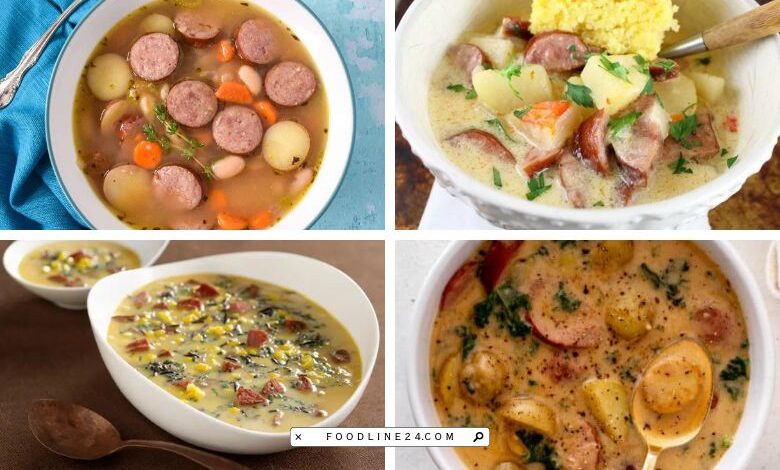 smoked sausage soup recipes