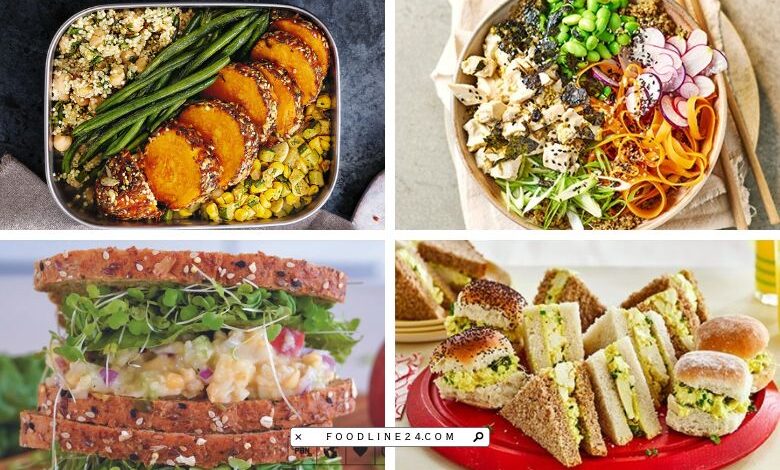 vegan packed lunch recipes