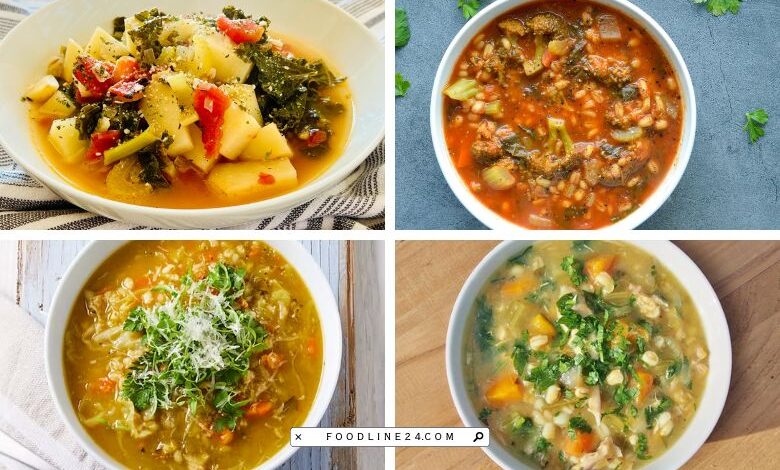 vegetable barley soup recipes