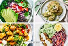 vegetarian packed lunch recipes